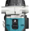 MAKITA Porakone LXT. Lähikuvassa porakone LXT:n vaihteenvalitsin.