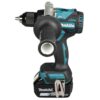 MAKITA Porakone LXT. Kuvassa porakone LXT vasemmalta sivustapäin yläviistosta.