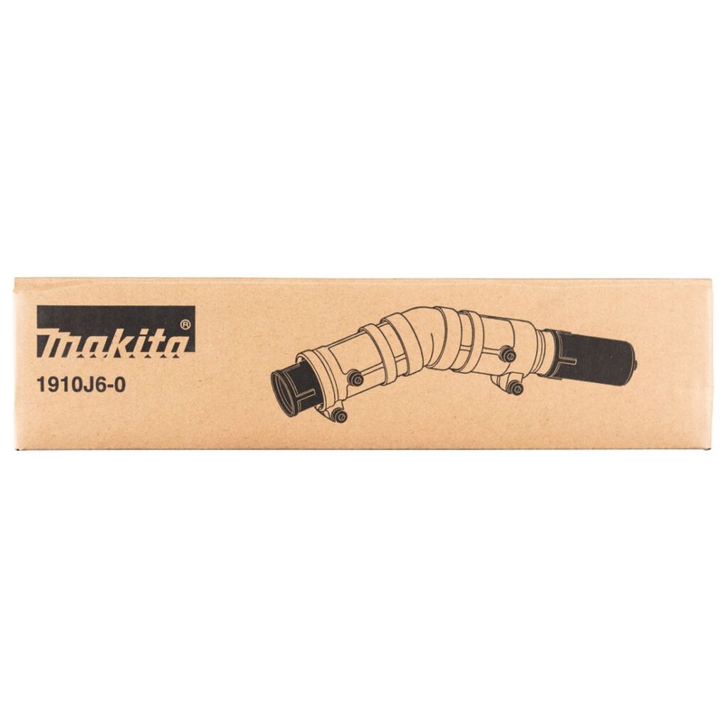 MAKITA Kulma-adapteri varrellisille ketjusahoille UA003G, UA004G, DUA301. Kuvassa tuotteen myyntipakkaus edestäpäin.