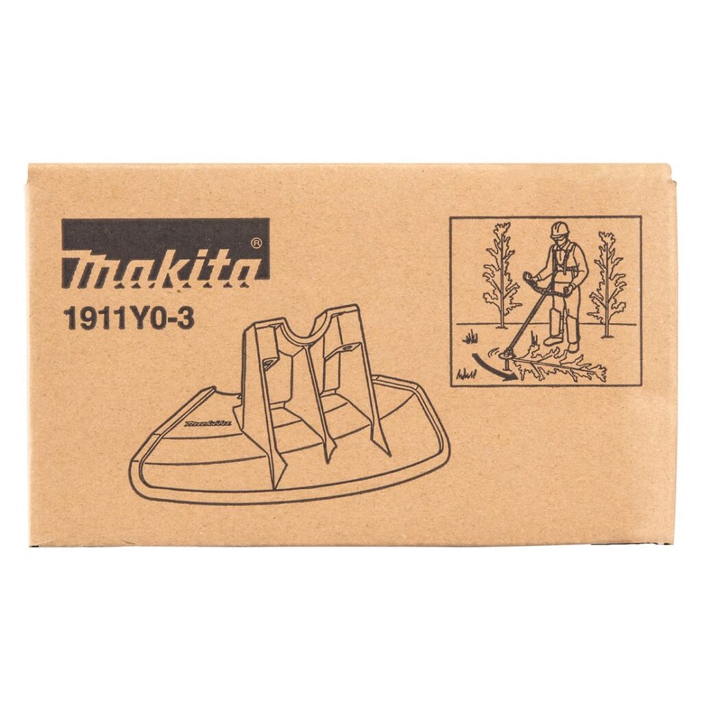 MAKITA Teräsuoja raivaussahanterälle. Kuvassa tuotteen myyntipakkaus edestäpäin.