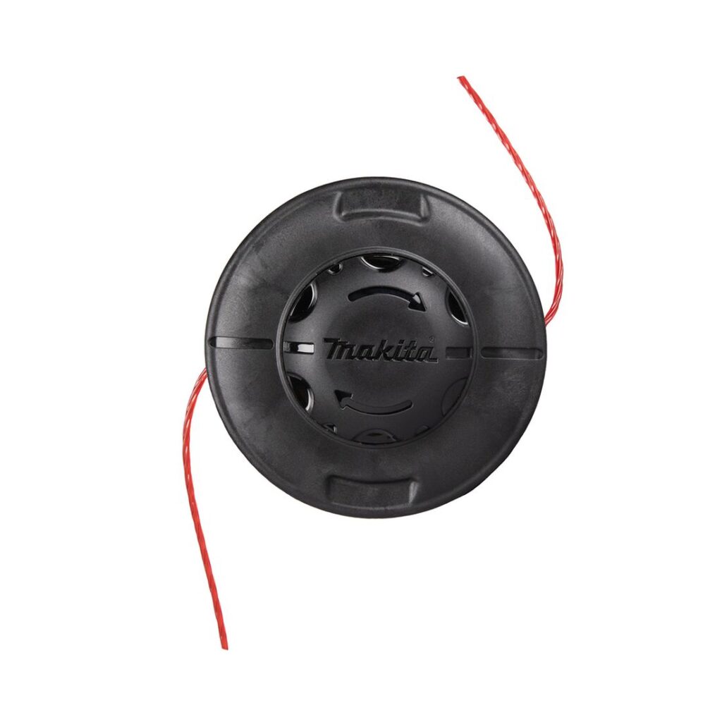 MAKITA Siimapää Tap&Go EasyWork Ø 2,7 mm x 4 m / 5". Kuvassa Siimapää Tap&Go EasyWork Ø 2,7 mm x 4 m / 5" ylhäältäpäin.