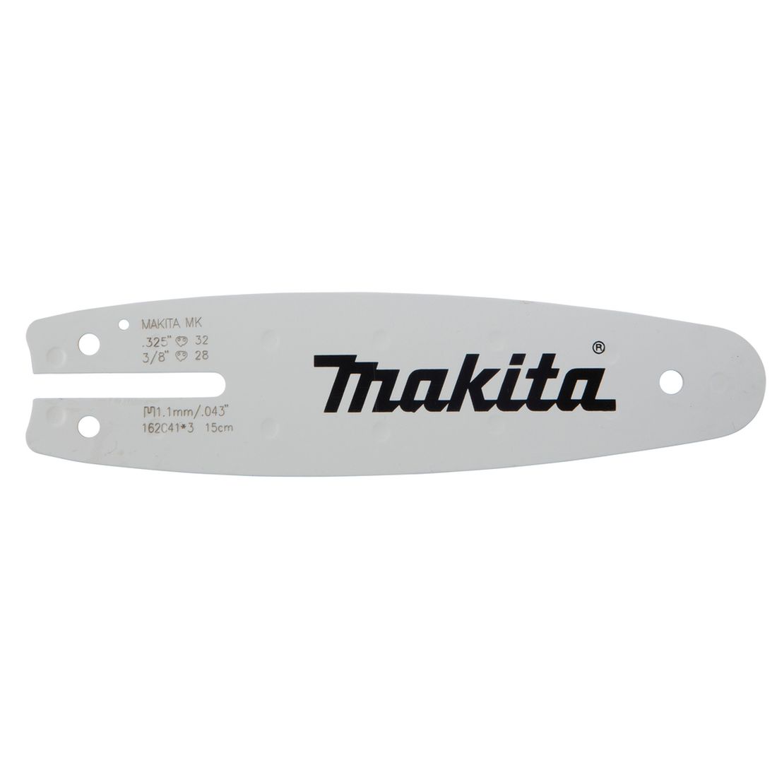 MAKITA Laippa 6", 15 cm, 0,325", 32, 1,1 mm. Kuvassa Laippa 6", 15 cm, 0,325", 32, 1,1 mm oikealta sivustapäin.