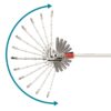 MAKITA Niittolisälaite 250 mm EN422MP. Kuvassa Niittolisälaite 250 mm EN422MP ylhäältäpäin.