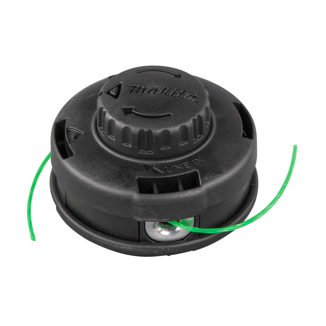 MAKITA Siimapää Tap&Go EasyWork Ø 2,0 mm x 4 m / 4". Kuvassa Siimapää Tap&Go EasyWork Ø 2,0 mm x 4 m / 4" edestäpäin yläviistosta.