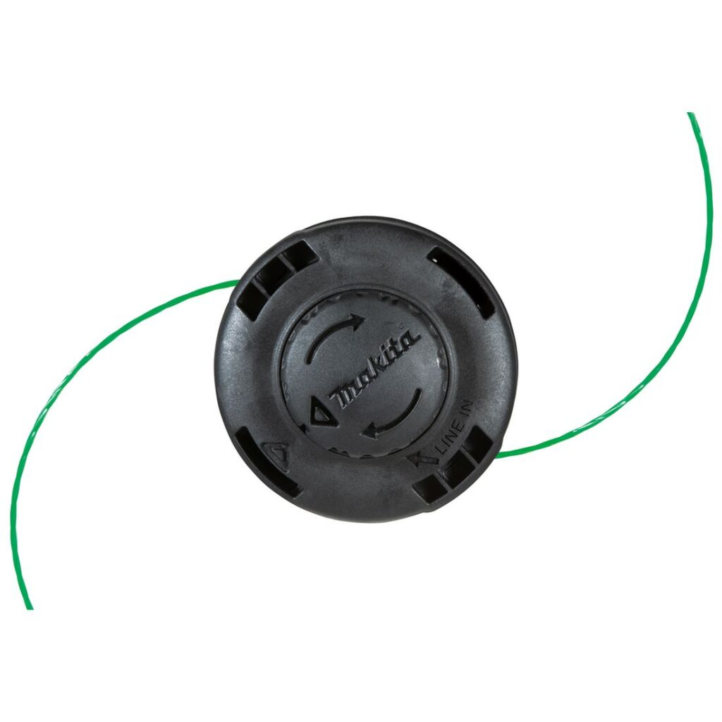 MAKITA Siimapää Tap&Go EasyWork Ø 2,0 mm x 4 m / 4". Kuvassa Siimapää Tap&Go EasyWork Ø 2,0 mm x 4 m / 4" ylhäältäpäin.