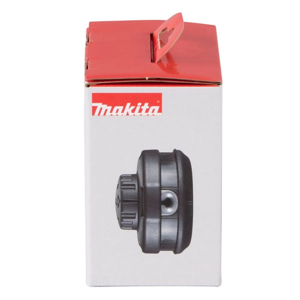 MAKITA Siimapää Tap&Go EasyWork Ø 2,0 mm x 4 m / 4". Kuvassa tuotteen myyntipakkaus sivustapäin.