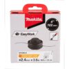 MAKITA Siimapää Tap&Go EasyWork Ø 2,4 mm x 3 m / 4". Kuvassa tuotteen myyntipakkaus edestäpäin.