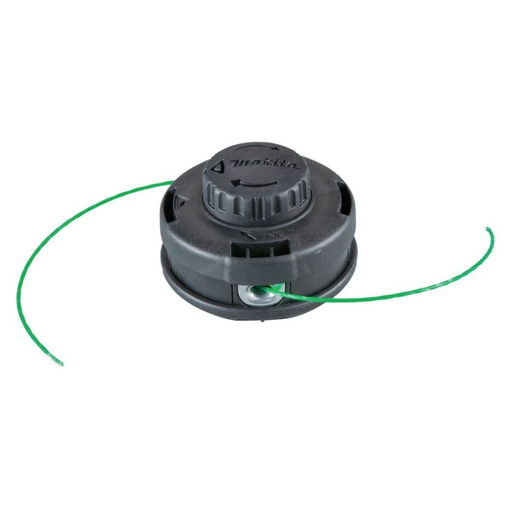 MAKITA Siimapää Tap&Go EasyWork Ø 2,0 mm x 4 m / 4". Kuvassa Siimapää Tap&Go EasyWork Ø 2,0 mm x 4 m / 4" edestäpäin yläviistosta.