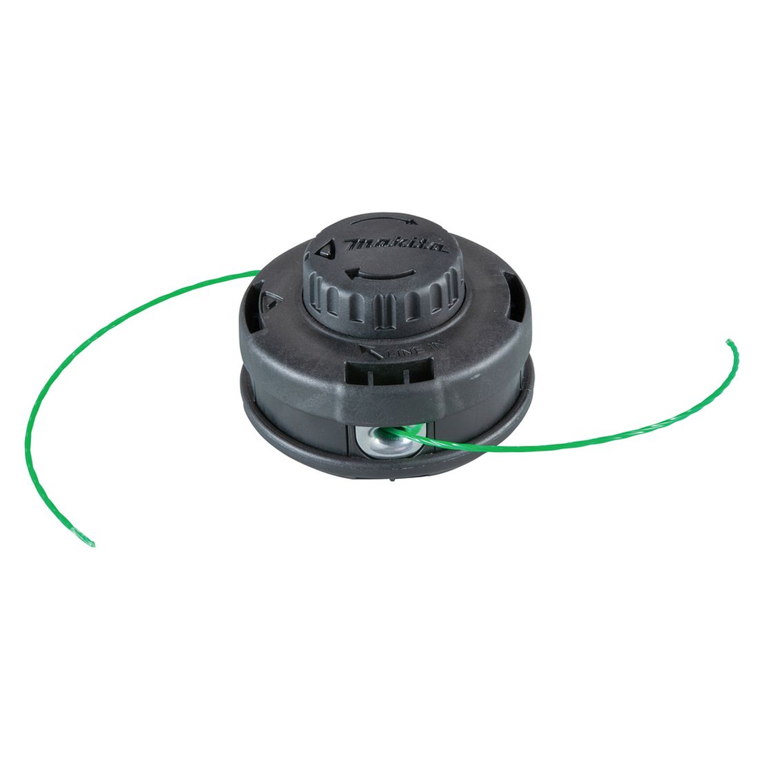 MAKITA Siimapää Tap&Go EasyWork Ø 2,0 mm x 4 m / 4". Kuvassa Siimapää Tap&Go EasyWork Ø 2,0 mm x 4 m / 4" edestäpäin yläviistosta.