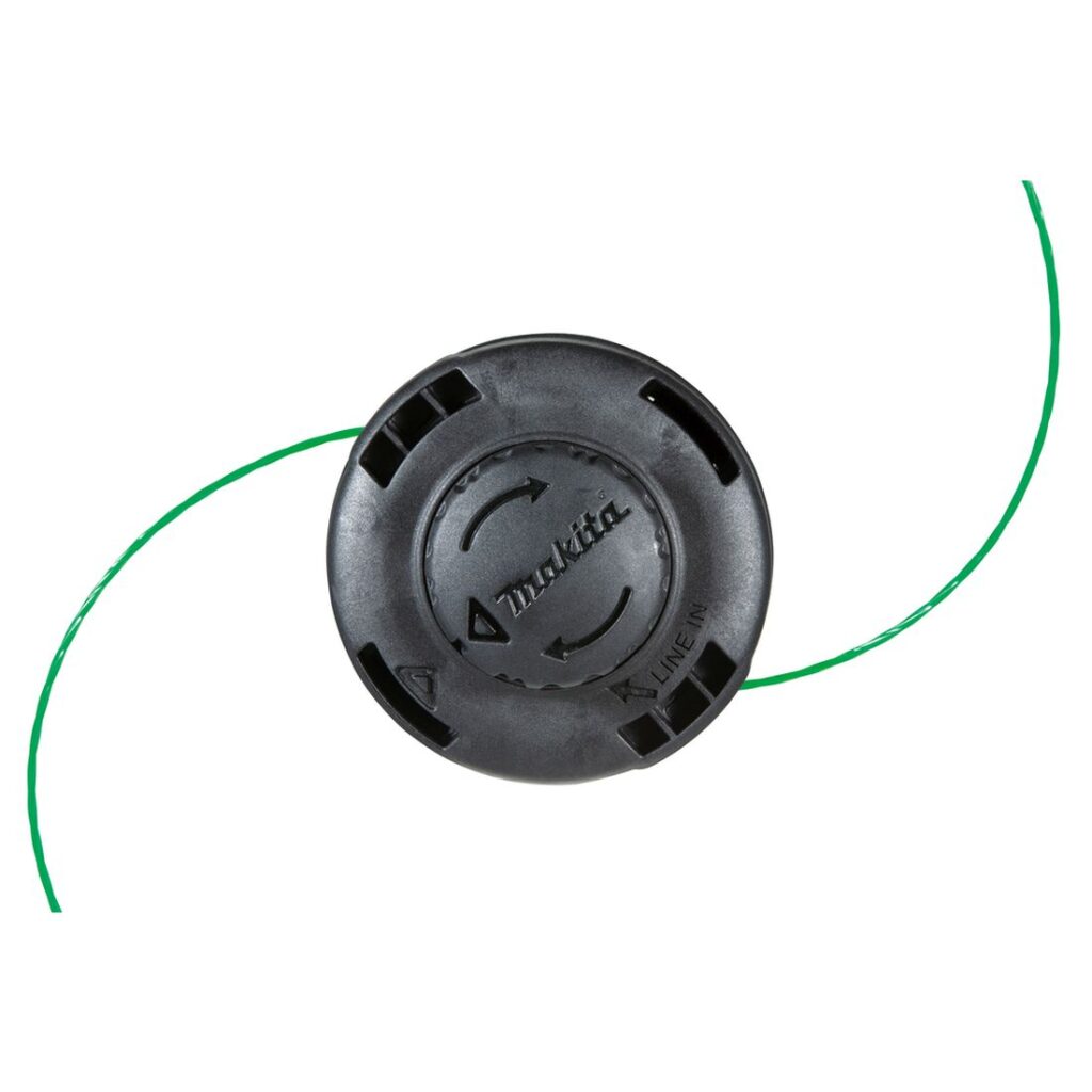 MAKITA Siimapää Tap&Go EasyWork Ø 2,0 mm x 4 m / 4". Kuvassa Siimapää Tap&Go EasyWork Ø 2,0 mm x 4 m / 4" ylhäältäpäin.
