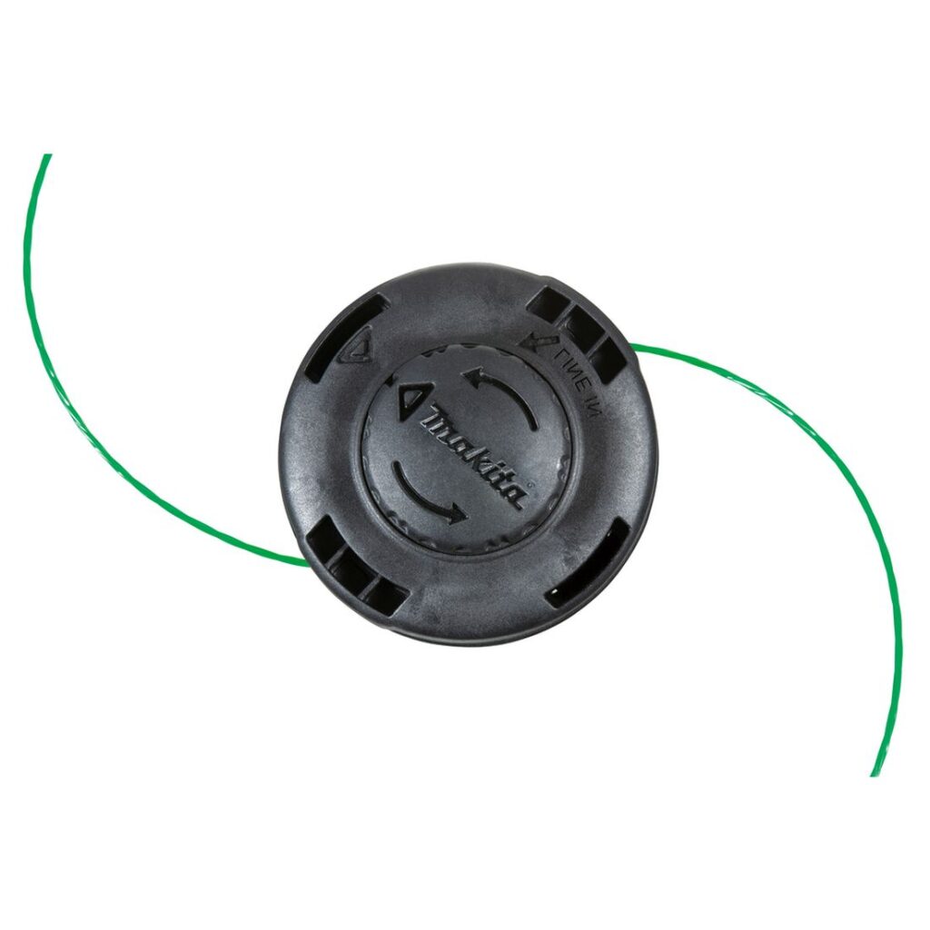 MAKITA Siimapää Tap&Go EasyWork Ø 2,0 mm x 4 m / 4". Kuvassa Siimapää Tap&Go EasyWork Ø 2,0 mm x 4 m / 4" ylhäältäpäin.