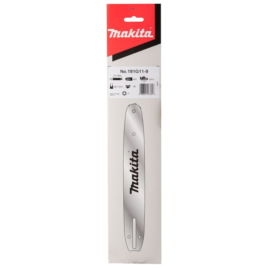 MAKITA Laippa 10", 25 cm, 3/8", 39, 1,3 mm. Kuvassa tuotteen myyntipakkaus edestäpäin.