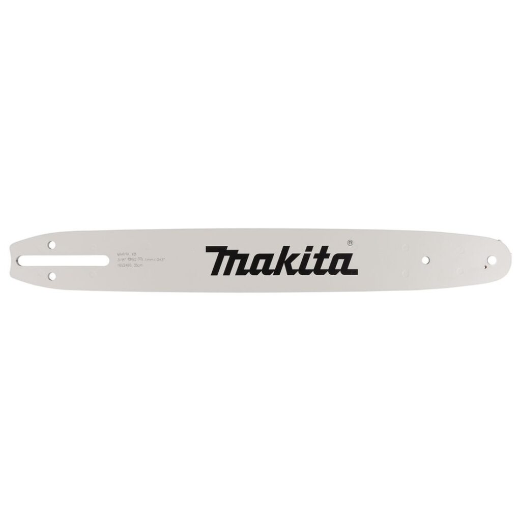 MAKITA Laippa 14" / 35 cm, 3/8", 52, 1,1 mm. Kuvassa Laippa 14" / 35 cm, 3/8", 52, 1,1 mm oikealta sivustapäin.