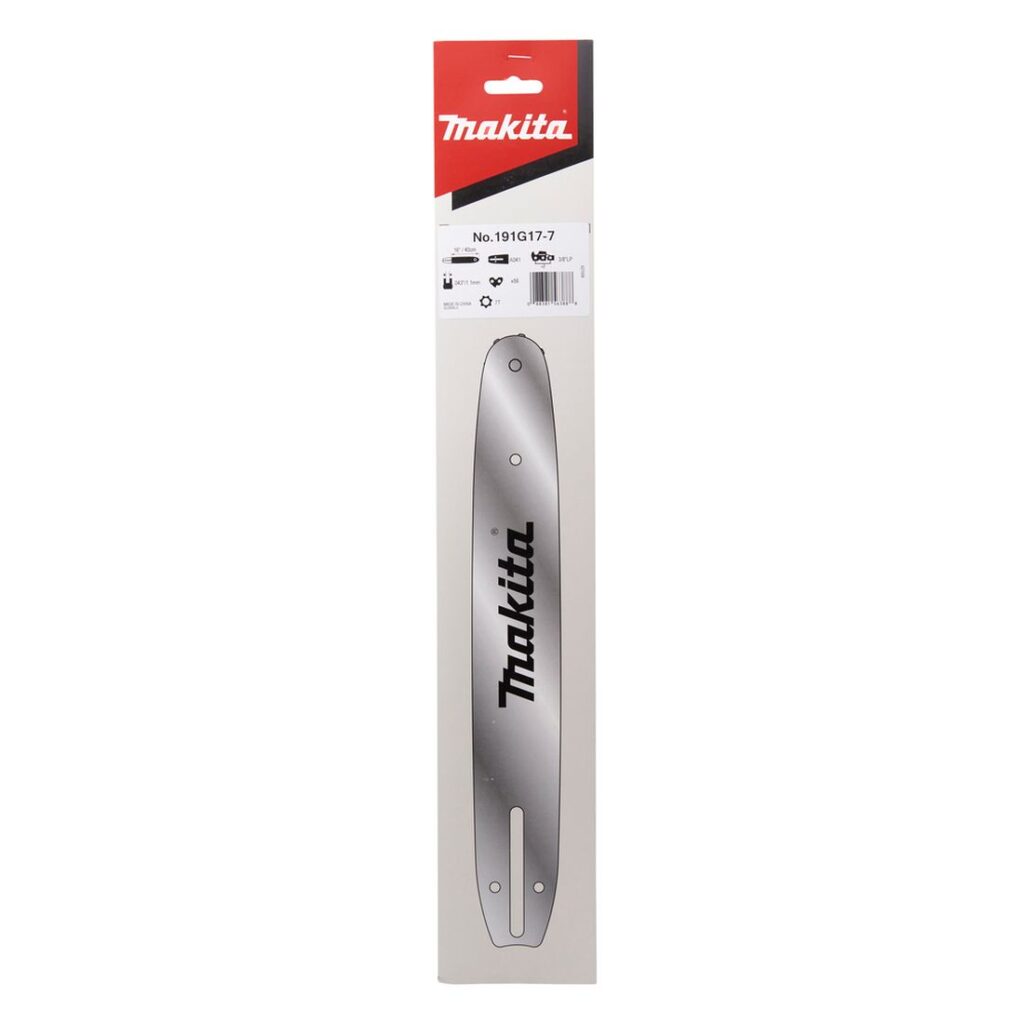 MAKITA Laippa 16" / 40 cm, 56, 3/8", 1,1 mm. Kuvassa tuotteen myyntipakkaus edestäpäin.