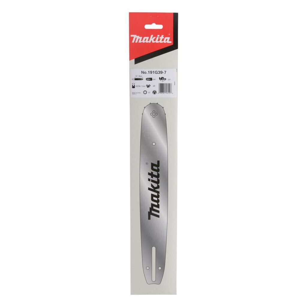 MAKITA Laippa 15" / 38 cm, 64, 0,325", 1,3 mm. Kuvassa tuotteen myyntipakkaus edestäpäin.