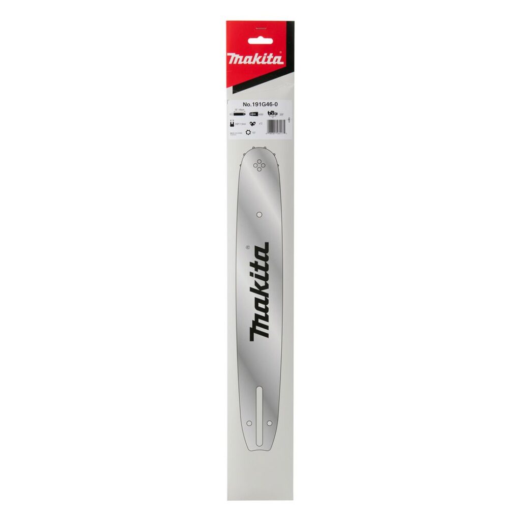 MAKITA Laippa 18" / 45 cm, 72, 0,325", 1,5 mm. Kuvassa tuotteen myyntipakkaus edestäpäin.