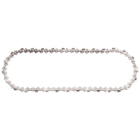 MAKITA Teräketju 60, 1/4", 1,3 mm, 10". Kuvassa Teräketju 60, 1/4", 1,3 mm, 10" sivustapäin.