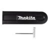 MAKITA Ketjusahalisälaite EY403MP. Kuvassa Ketjusahalisälaite EY403MP:n laipan suoja ja työkalu.