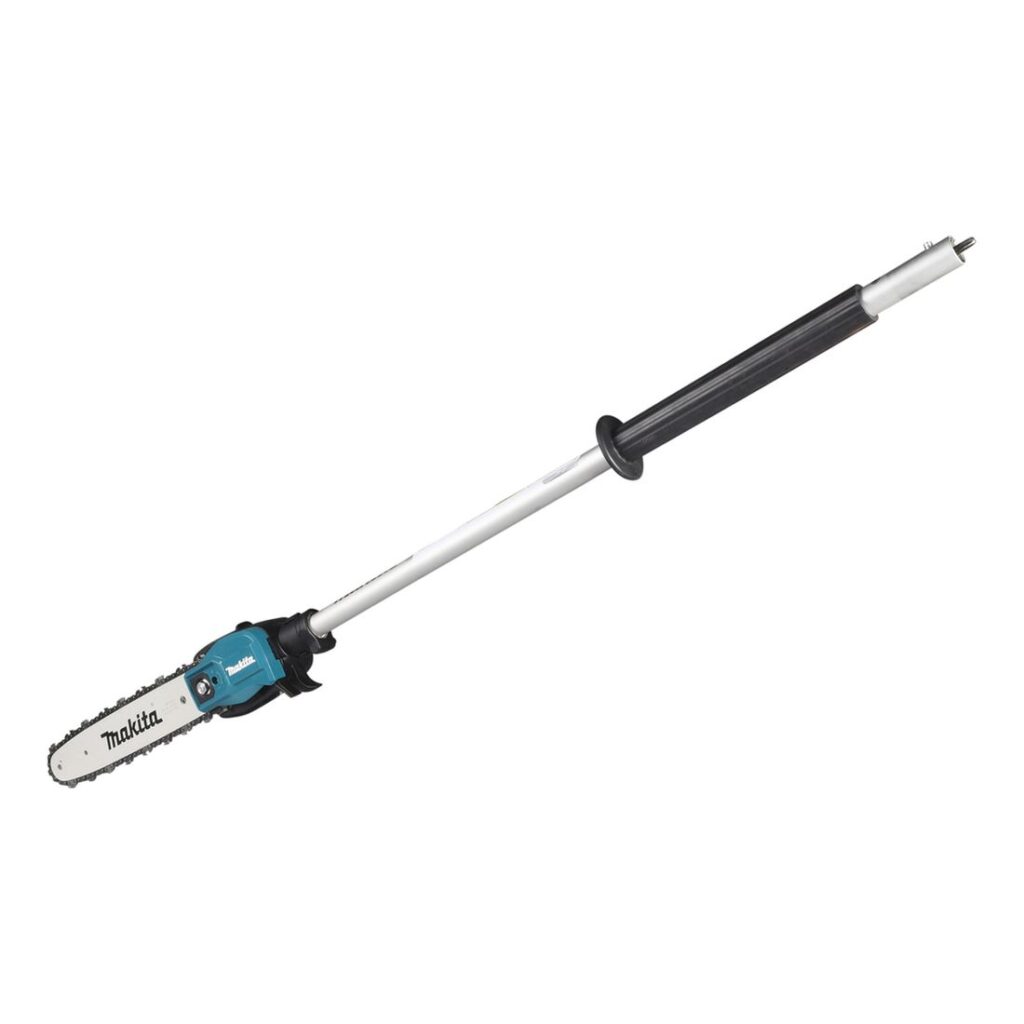 MAKITA Ketjusahalisälaite EY403MP. Kuvassa Ketjusahalisälaite EY403MP vasemmalta sivustapäin.