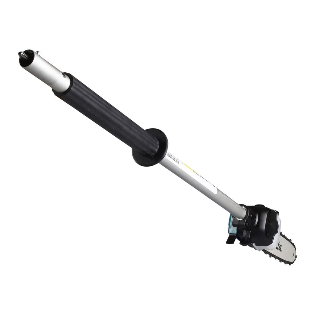 MAKITA Ketjusahalisälaite EY403MP. Kuvassa Ketjusahalisälaite EY403MP vasemmalta takayläviistosta.