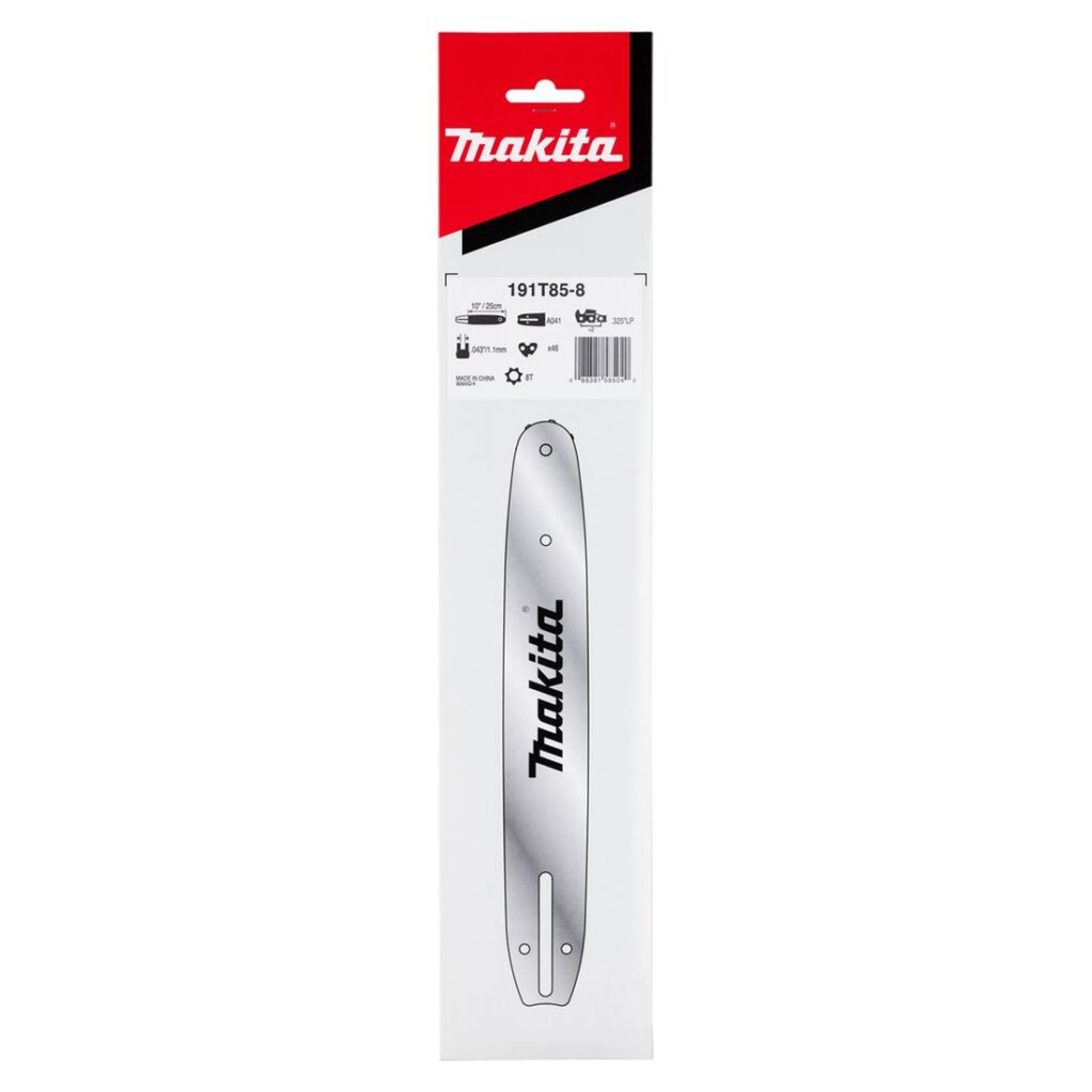 MAKITA Laippa 10", 25 cm, 0,325", 46, 1,1 mm. Kuvassa tuotteen myyntipakkaus edestäpäin.