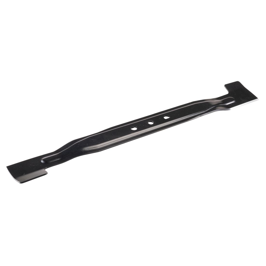 MAKITA Ruohonleikkurin terä 530 mm. Kuvassa Ruohonleikkurin terä 530 mm vasemmalta etuyläviistosta.