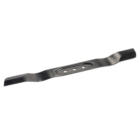 MAKITA Ruohonleikkurin terä 460 mm. Kuvassa Ruohonleikkurin terä 460 mm vasemmalta etuyläviistosta.