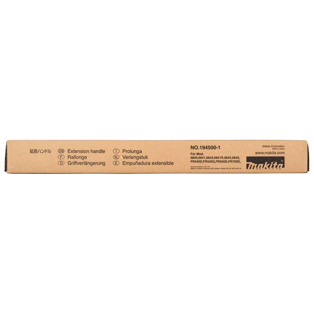 MAKITA Jatkovarsi 890990 mm. Kuvassa tuotteen myyntipakkaus edestäpäin.