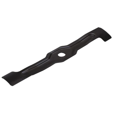 MAKITA Ruohonleikkurin terä 430 mm. Kuvassa Ruohonleikkurin terä 430 mm oikealta etuyläviistosta.