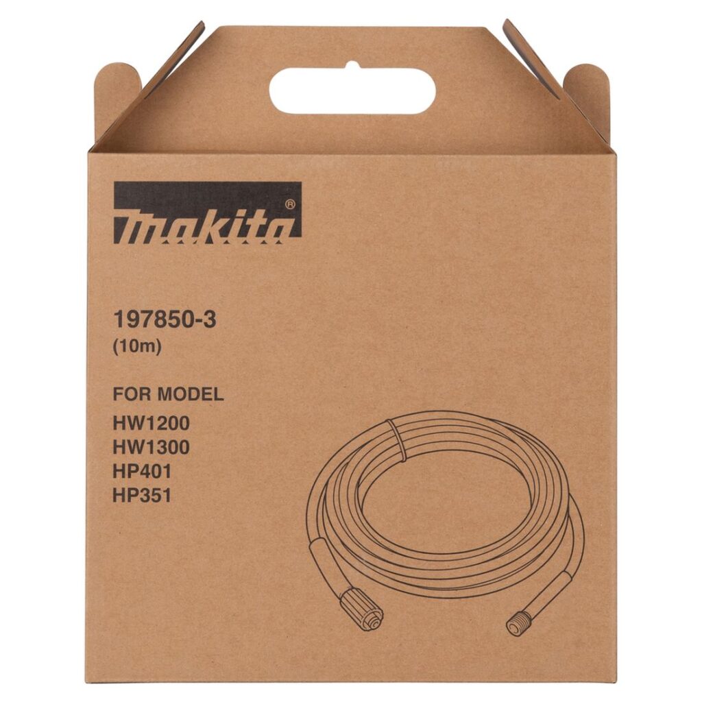 MAKITA Jatkoletku 10 m. Kuvassa tuotteen myyntipakkaus edestäpäin.