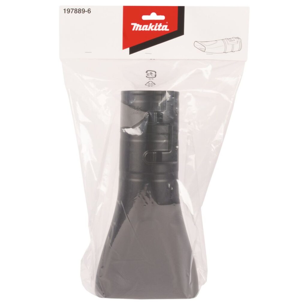 MAKITA Litteä suulake. Kuvassa tuotteen myyntipakkaus edestäpäin.