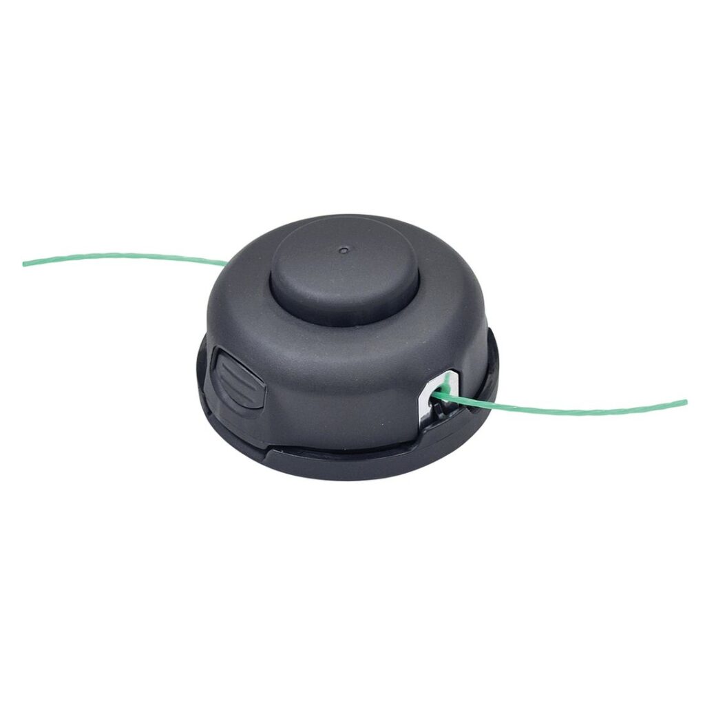 MAKITA Siimapää Tap&Go 2 x 2,0 mm / 4". Kuvassa Siimapää Tap&Go 2 x 2,0 mm / 4" edestäpäin yläviistosta.