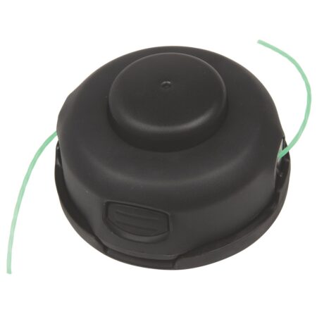 MAKITA Siimapää Tap&Go 2 x 2,0 mm / 4". Kuvassa Siimapää Tap&Go 2 x 2,0 mm / 4" edestäpäin yläviistosta.