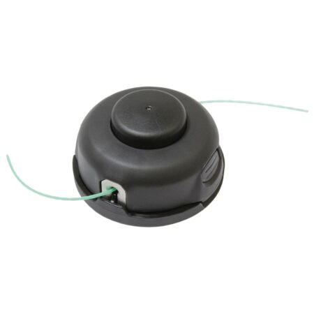 MAKITA Siimapää Tap&Go 2 x 2,0 mm / 4". Kuvassa Siimapää Tap&Go 2 x 2,0 mm / 4" edestäpäin yläviistosta.