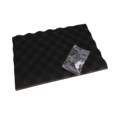 MAKITA Vaahtomuovisisus Makpac laatikon kanteen. Kuvassa Vaahtomuovisisus Makpac laatikon kanteen vasemmalta etuyläviistosta.