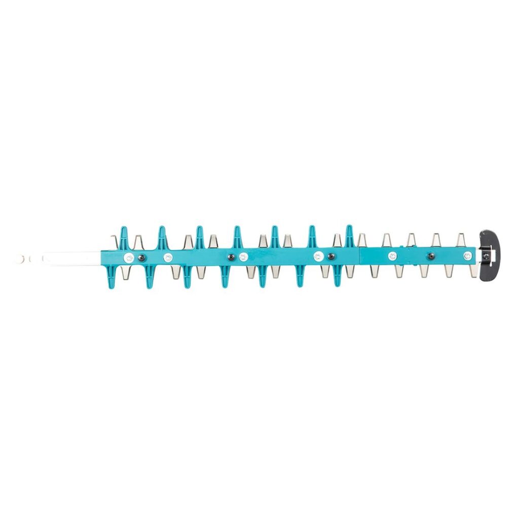 MAKITA Terä pensasleikkuriin 500 mm, DUH502. Kuvassa Terä pensasleikkuriin 500 mm, DUH502 vasemmalta sivustapäin.