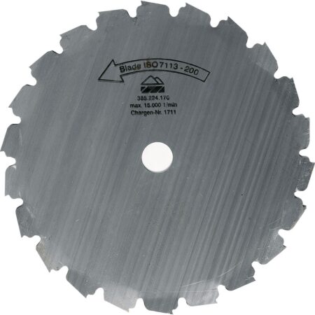 MAKITA Raivaussahanterä 200 x 20 mm. Kuvassa Raivaussahanterä 200 x 20 mm edestäpäin.