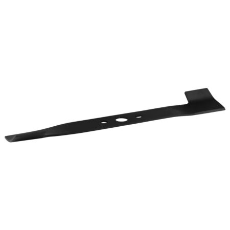 MAKITA Ruohonleikkurin terä 370 mm. Kuvassa Ruohonleikkurin terä 370 mm vasemmalta sivustapäin yläviistosta.