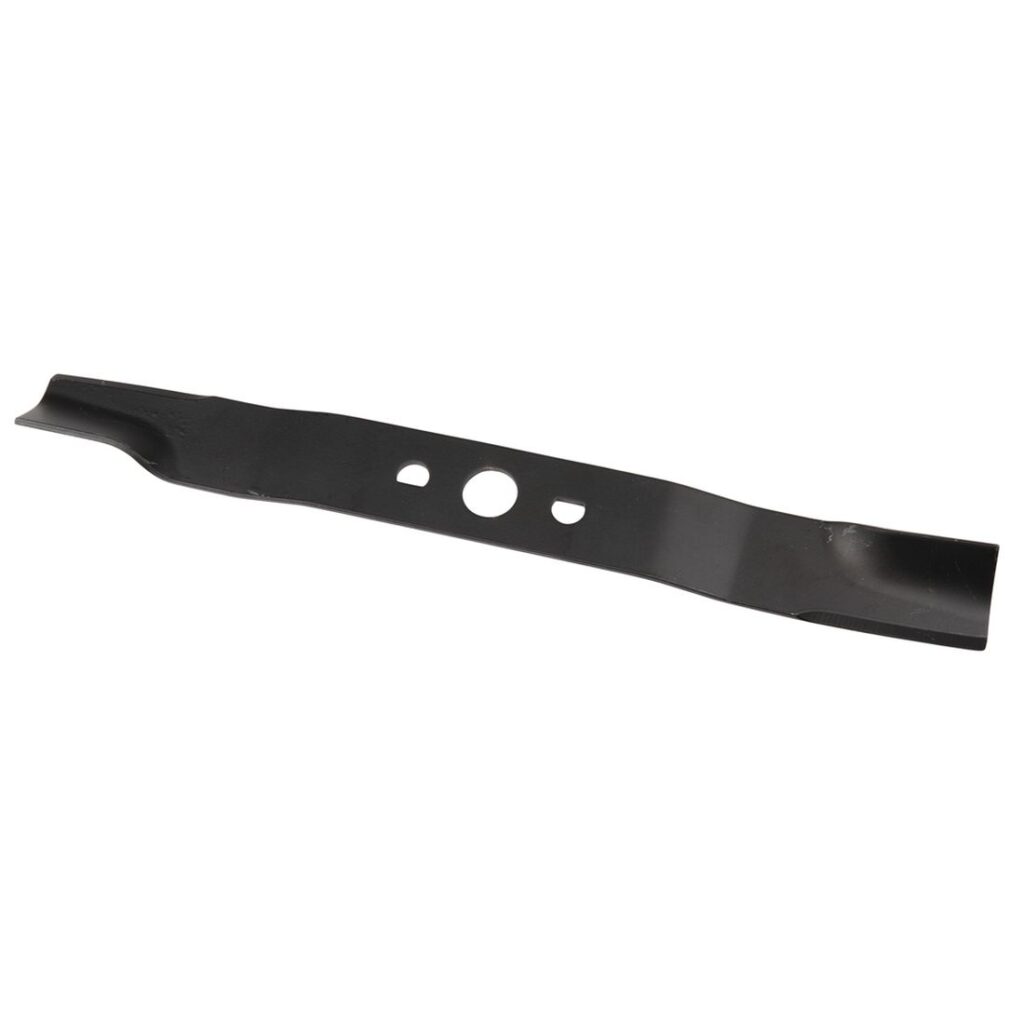MAKITA Ruohonleikkurin veitsiterä 370 mm. Kuvassa Ruohonleikkurin veitsiterä 370 mm ylhäältäpäin.