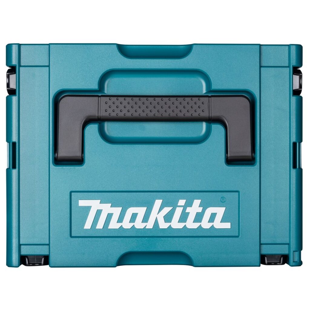 MAKITA Makpac muovilaukku 4. Kuvassa Makpac muovilaukku 4 ylhäältäpäin.