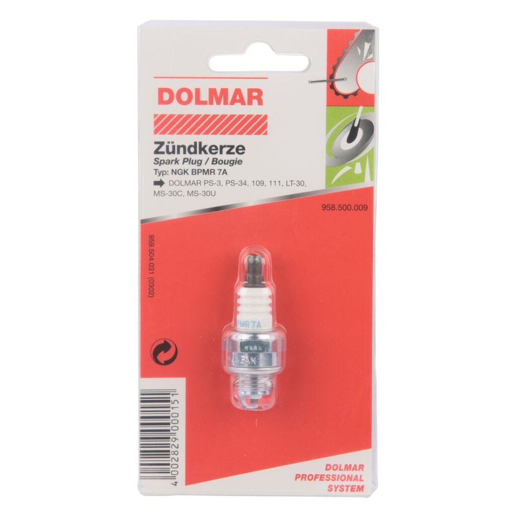 MAKITA Sytytystulppa BPMR7A. Kuvassa tuotteen myyntipakkaus edestäpäin.