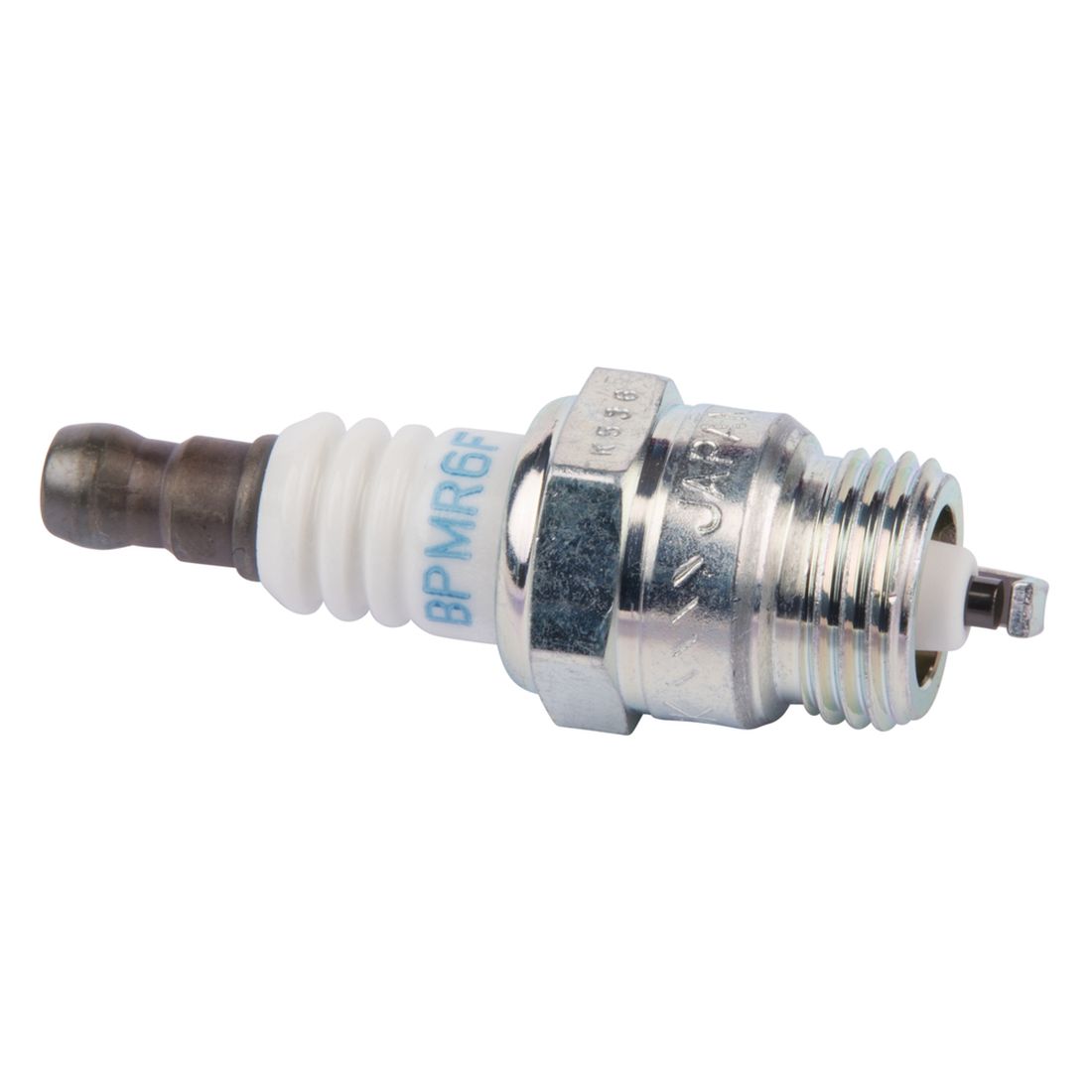 MAKITA Sytytystulppa BPMR6F. Kuvassa Sytytystulppa BPMR6F vasemmalta sivustapäin.