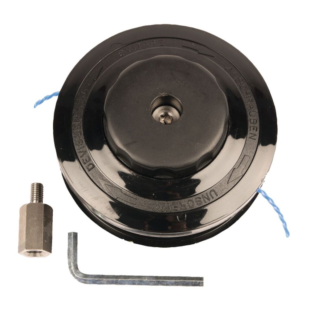 MAKITA Siimapää automaattinen 2 x 3,0 mm. Kuvassa Siimapää automaattinen 2 x 3,0 mm ylhäältäpäin.