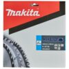 MAKITA Pyörösahanterä 255x30x2,3 mm, Z60 Specialized. Kuvassa tuotteen myyntipakkaus edestäpäin.