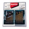 MAKITA Metalliporanteräsarja HSSTIN, 19osaa. Kuvassa tuotteen myyntipakkaus edestäpäin.