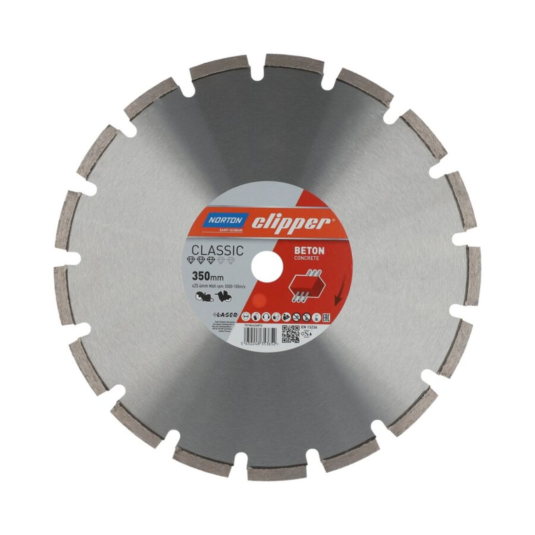 Kuvassa timanttikatkaisulaikka edestäpäin.