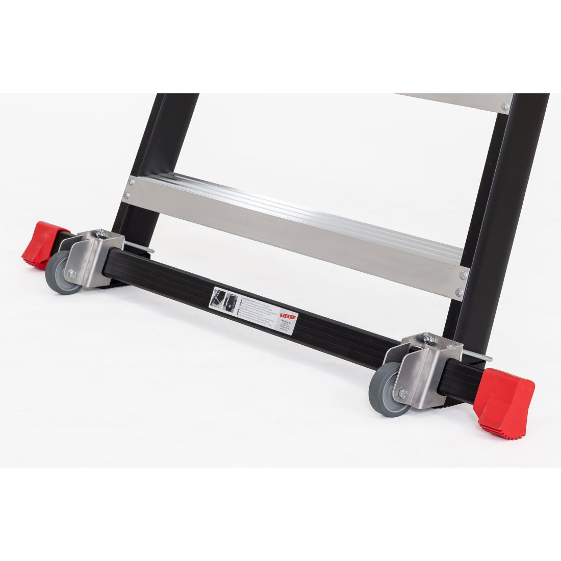 Tikli Tasotikas Grande TGK10:n siirtopyöräsarja kiinnitettynä 1,2 m vaakatukeen.