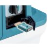 MAKITA Akkuimuri XGT. Lähikuvassa automaattikäynnistyksen langaton AWS-adapteri.