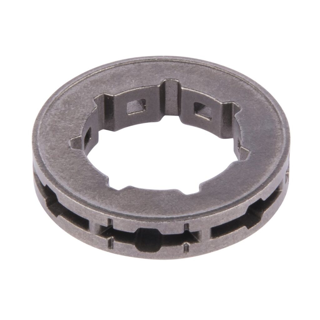 MAKITA Ketjupyörä 0,325 181224040. Kuvassa Ketjupyörä 0,325 181224040 edestäpäin yläviistosta.