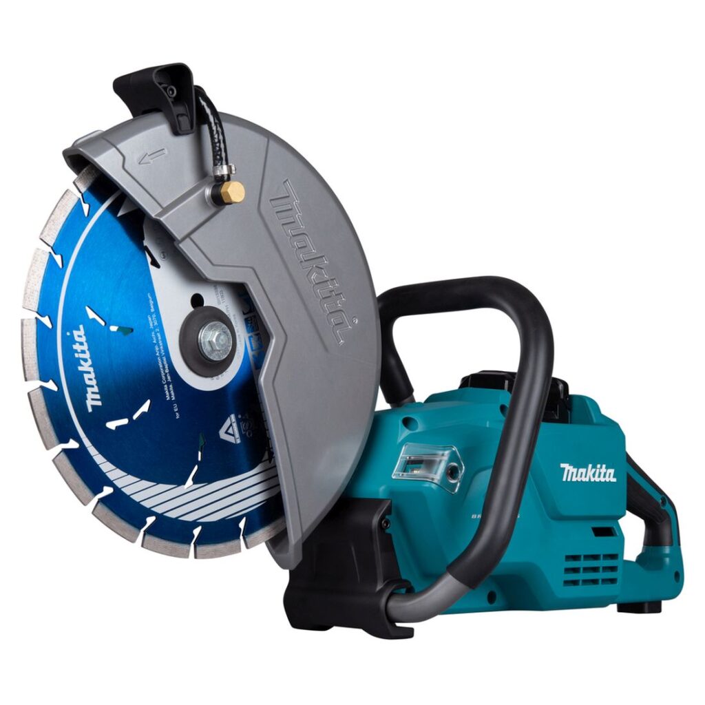 MAKITA Laikkaleikkuri XGT CE004G. Kuvassa Laikkaleikkuri XGT CE004G oikealta etuviistosta.